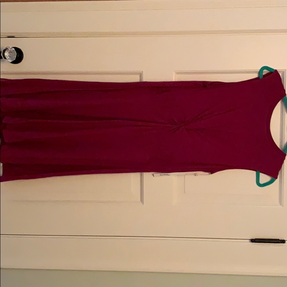 Purple casual dress